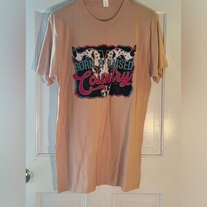 NWOT - Tultex Born and Raised Country tee shirt